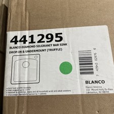 Blanco 441295 Diamond SILGRANIT 15" Dual Mount Bar Sink - Truffle