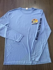 Sport-Tek Men's T-Shirt Blue Large Long Sleeve