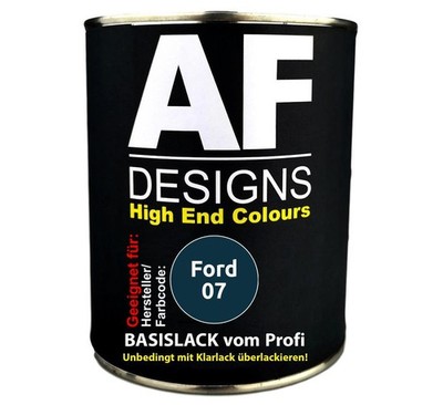 1L Autolack für Ford 07 Ontario Blue  Autolack Spritzfertig