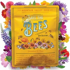 DIY Pollinator Garden Kit - 80,000 Non-GMO Wildflower Seeds in Elegant Pack