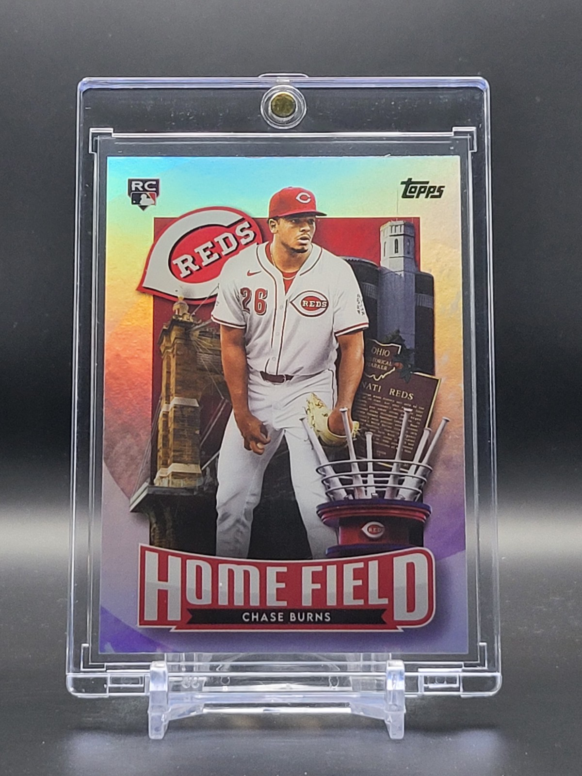Chase Burns 2026 Topps Series 1 Home Field Advantage Cincinnati Reds RC SSP 🔥⚾
