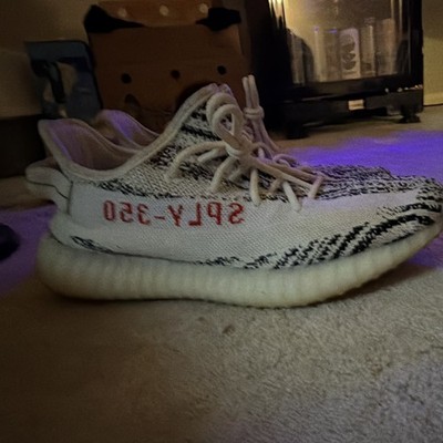 adidas Yeezy Boost 350 V2 Zebra Low Top Primeknit+ White Black Red