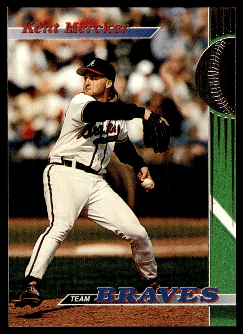 1992 Stadium Club Atlanta Braves Kent Mercker Atlanta Braves #11
