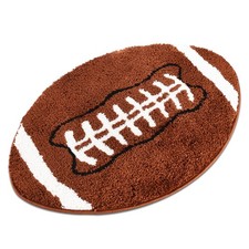 Cute Football Rug for Boys Room 34  x22  Soft Sports Carpet for Bedroom Decor ...