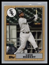 2022 Topps #T87-70 Luis Robert 1987 Topps Baseball 35th Anniversary White Sox