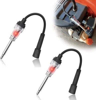 2Pcs Inline Spark Plug Tester, Small Motor Vehicle Engine Ignition, 2Pcs