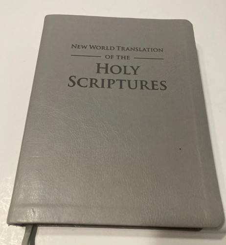 New World Translation of the Holy Scriptures 2015 Gray Faux Leather