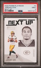 2020 Panini Playbook Next Up #4 Jordan Love PSA 9
