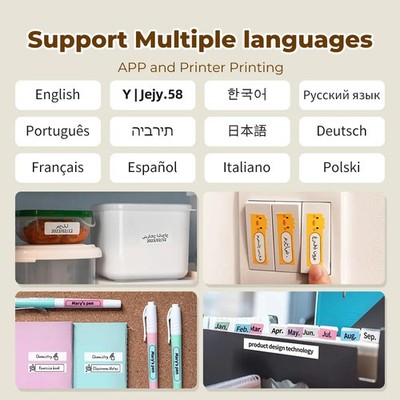 Phomemo Q30 Label Printer, Mini Wireless Pocket Label Printer.