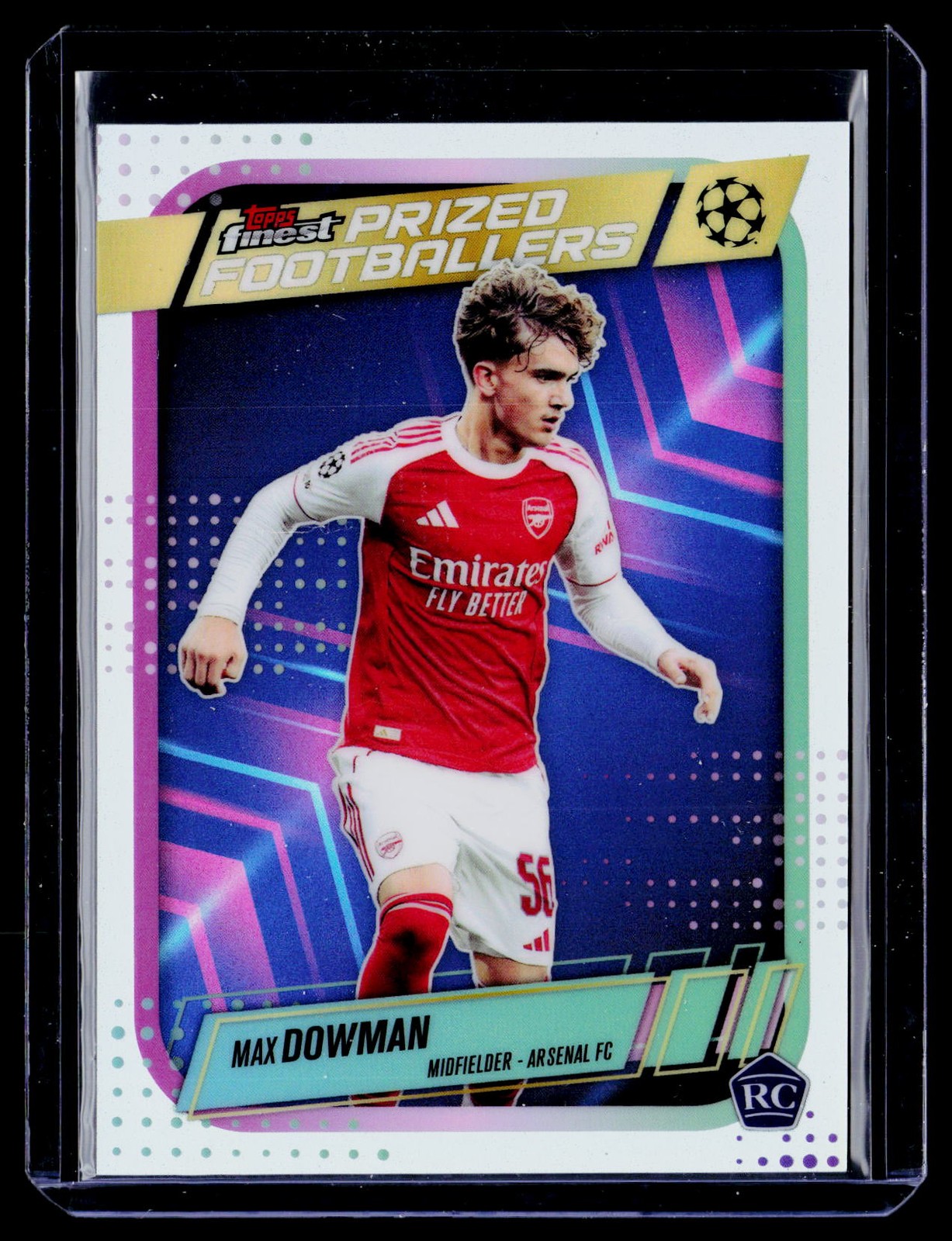2025-26 Topps Finest UEFA Club Competitions #PF-10 Max Dowman Prized Footballers