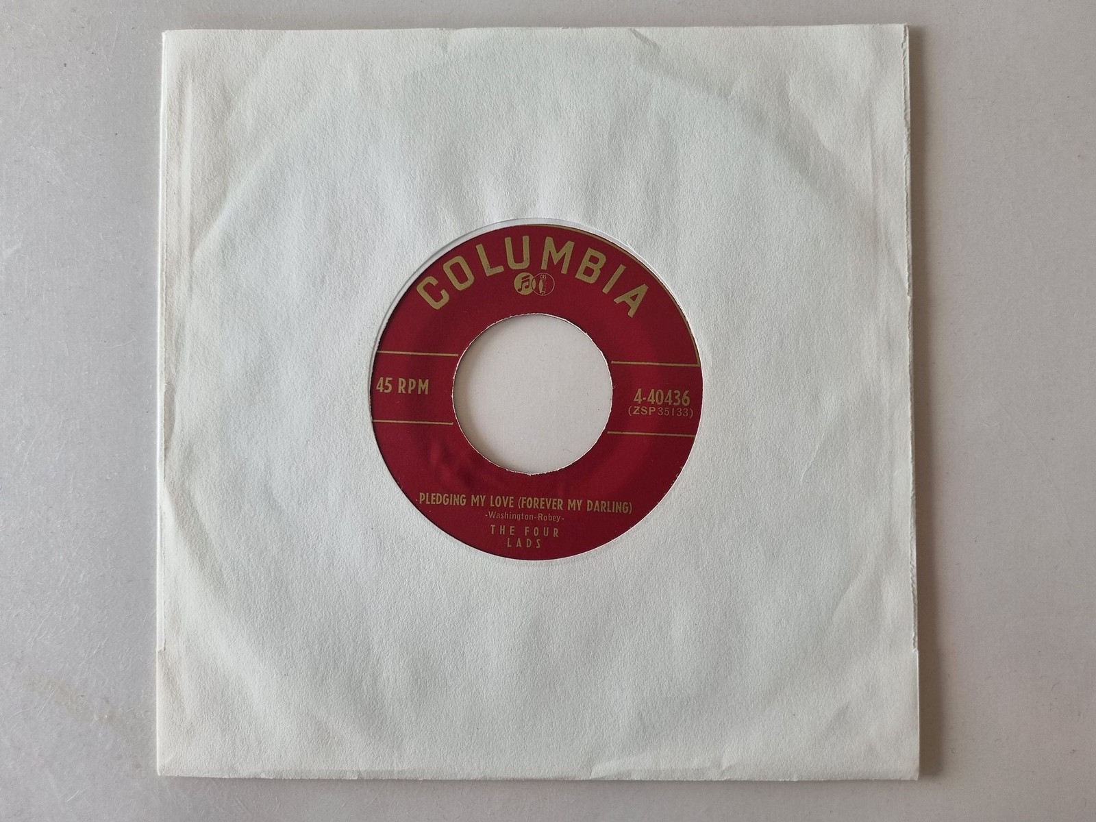 The Four Lads - Pledging My Love (Forever My Darling) / I've Been Thinking 7'' V