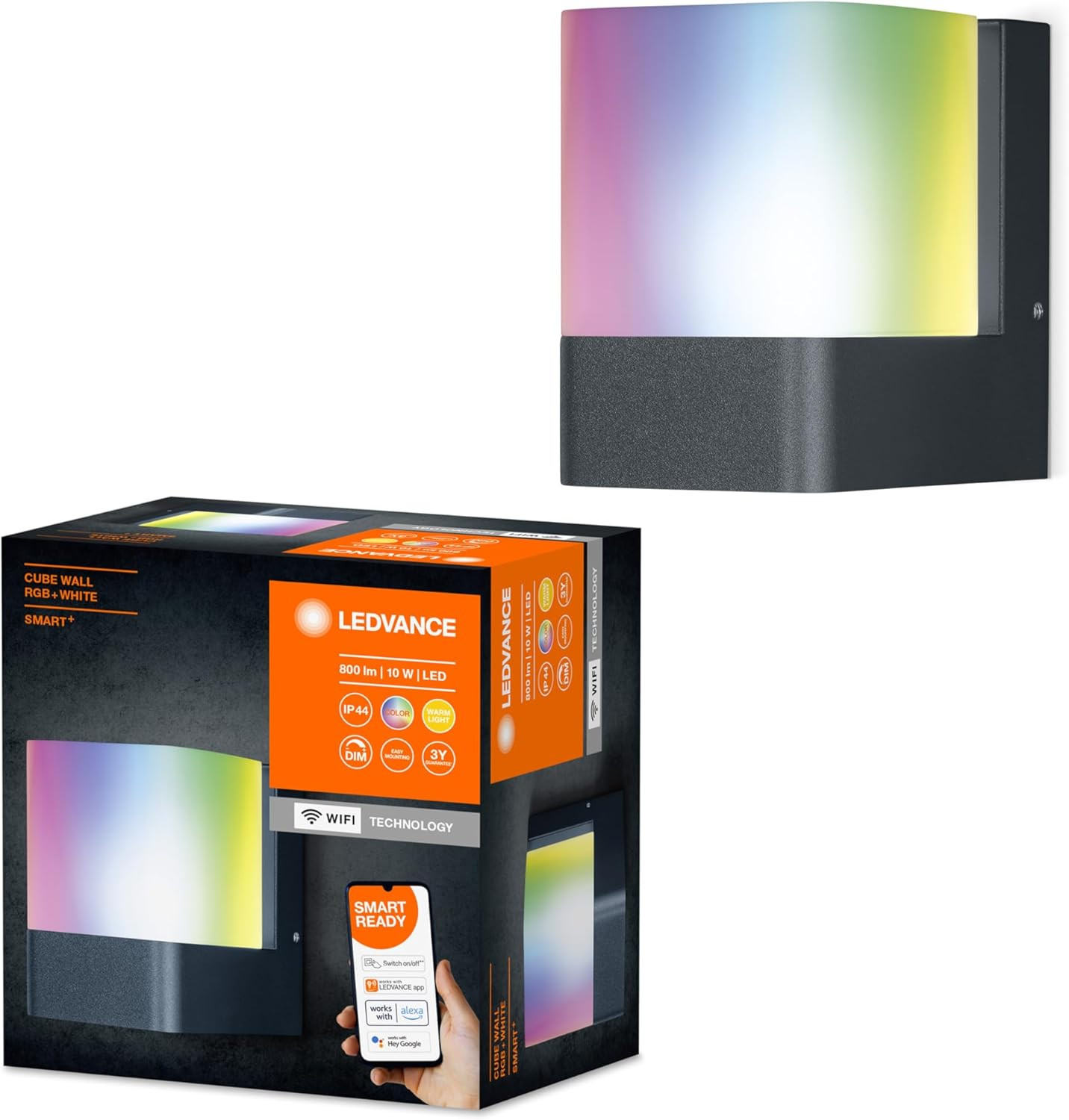 Luce Smart LED Parete Esterno RGB - Lampada WiFi Giardino Facile Montaggio