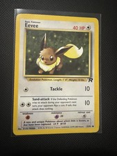 Eevee 55/82 Team Rocket Regular for sale online | eBay