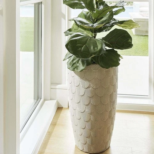 Cyan Design 11474 Nereus Grey Planter, Tall-Small - Picture 7 of 8