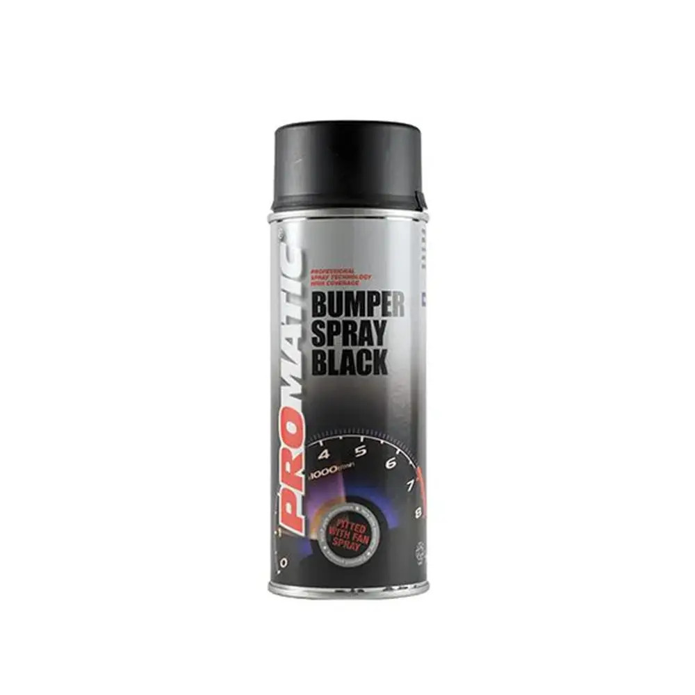 Rackhams Black 6X Promatic Bumperspray Spray Paint 400Ml - Image 9