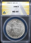 1888 Morgan Dollar ANACS MS 65 #26MAR004