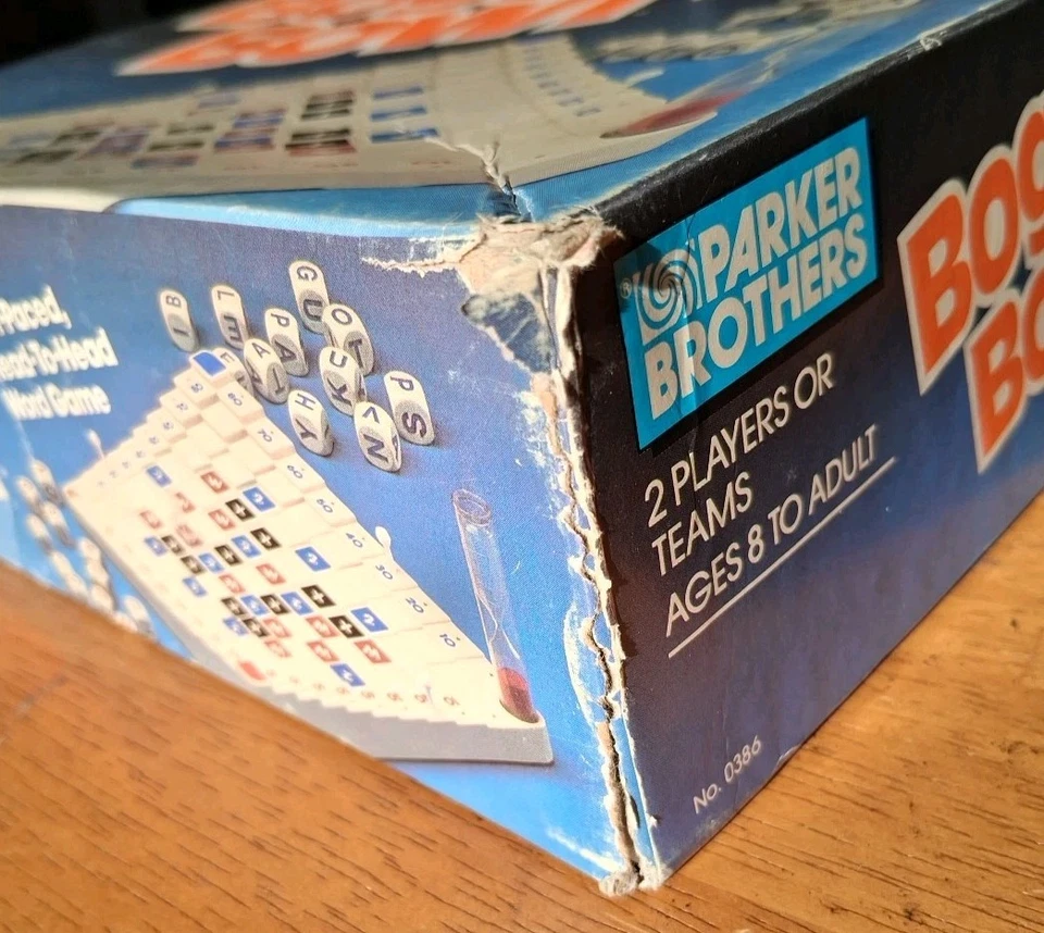 Vintage Parker Brothers 1987 Boggle Bowl Word Game Complete - Image 2 of 4