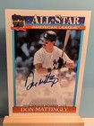 2026 Topps Series 1 Don Mattingly 1991 Topps Baseball Autographs (RAW)