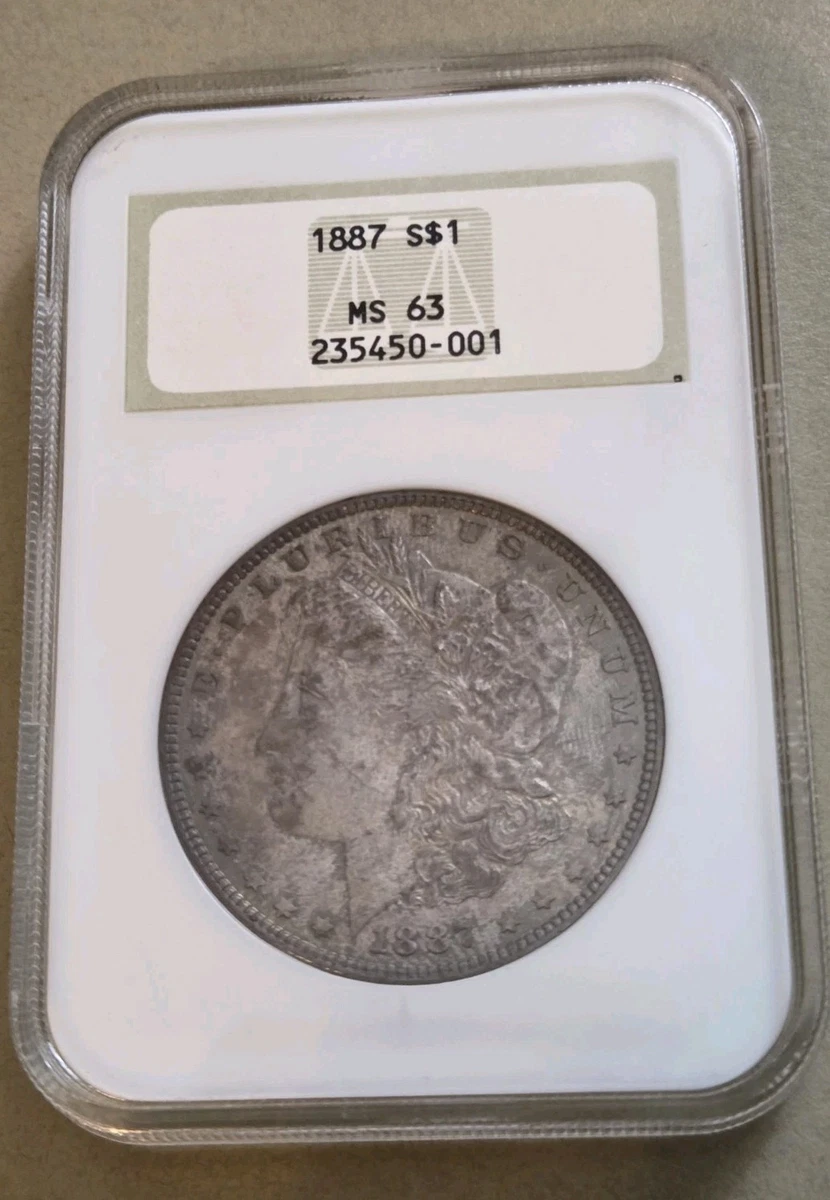MS 63 Graded 1887 Year Morgan US Dollars (1878-1921) for sale | eBay