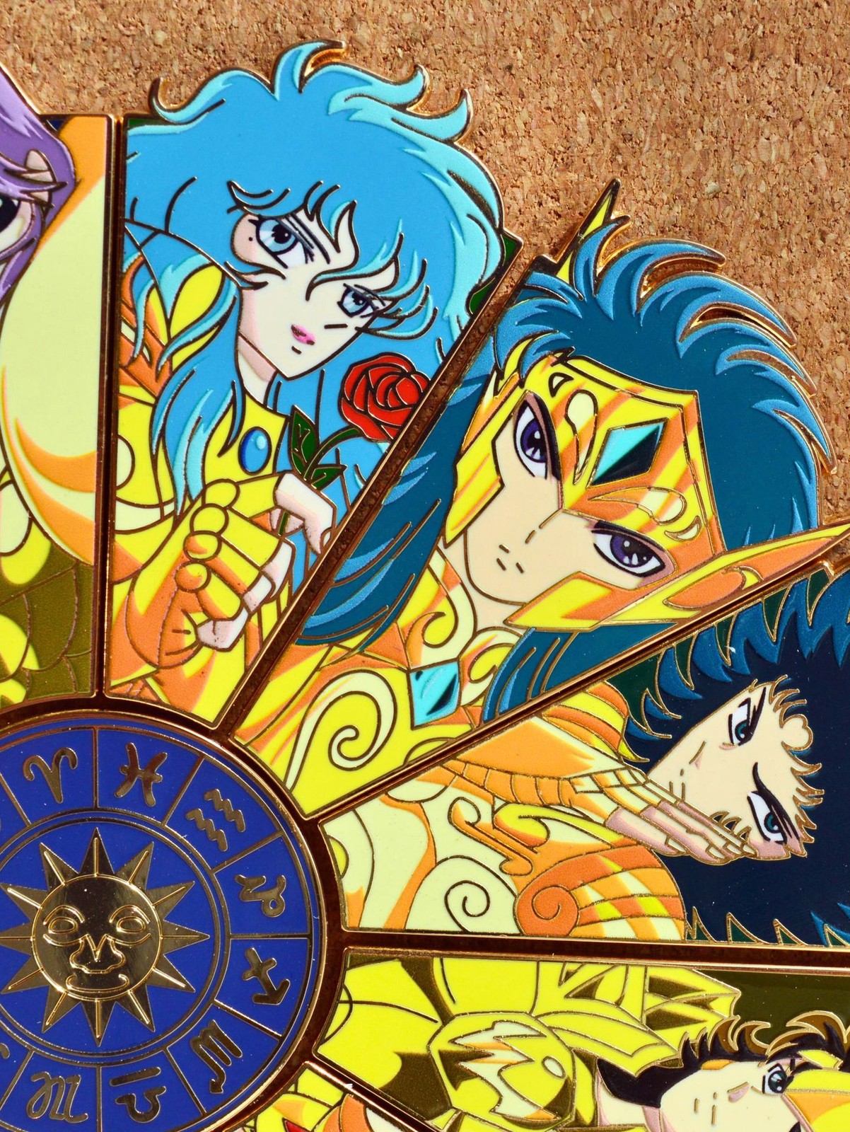 SET OF 13 Anime Saint Seiya series Enamel Pin Metal Badge 2.2"/1.4"
