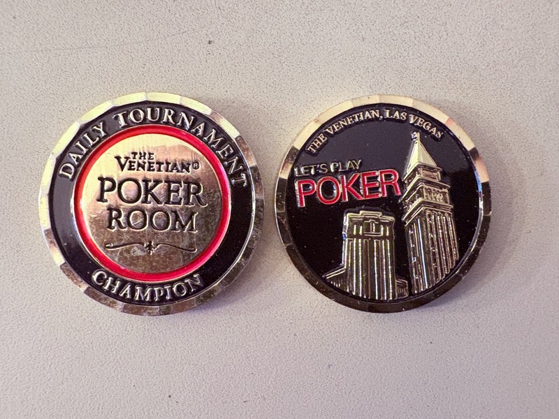 Venetian Card Room Daily Tournament Champ WSOP Poker Card Protector