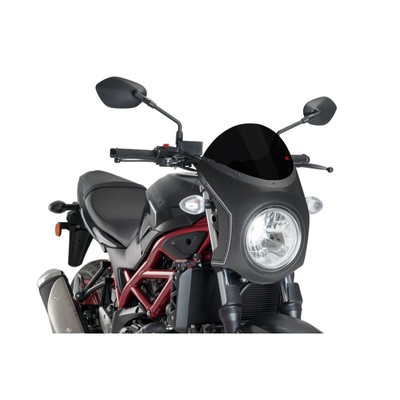 PUIG SEMI-SANDED FAIRING FOR SUZUKI SV650 16-25 BLACK-CARBON