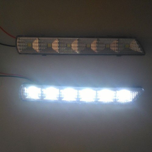 LED DRL Fog lights Daytime Running Lights Head Lamp Fit For Mitsubishi ASX 10-12 - Picture 4 of 6