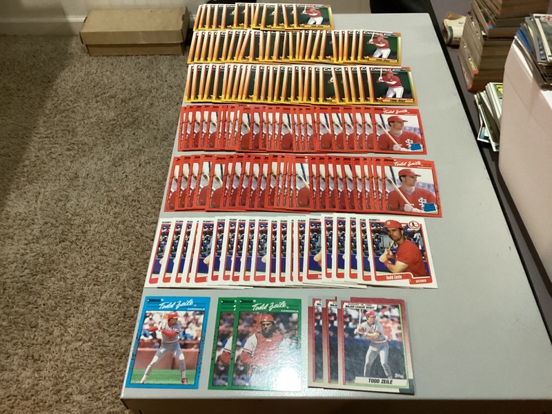 Lot (139) Todd Zeile Cards
