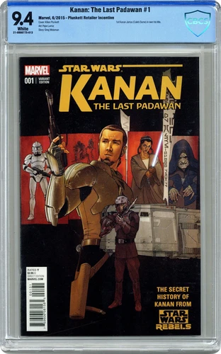 Star Wars Kanan 1C Plunkett 1:25 Variant CBCS 9.4 2015 21-0B68775-013