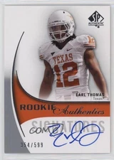 2010 SP Authentic Authentics Signatures /599 Earl Thomas III #139 Rookie Auto RC