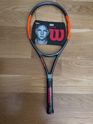 Wilson Burn Team 100 Tennis Racquet 4'' Grip - New