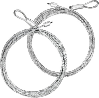 Blesseras 2 Pack 8 Feet 6 Inches Long Torsion Spring Garage Door Cable for 7 Foo