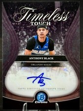 2025-26 Bowman Chrome - Anthony Black #TTA-AB - Timeless Touch Auto