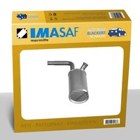 Imasaf Auspuff Mitteltopf für Citroen/Fiat/Peugeot Jumpy/Scudo/Expert 1.6 HDI
