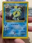 Pokemon Base Set Italian Gyarados 6/102 Vintage Holo Rare Card - Heavily Played