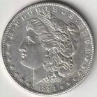 BETTER DATE 1884-S MORGAN SILVER DOLLAR CH. AU DETAILS