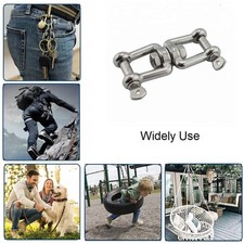 Anti Tangles Steel Swivel Shackle Double Swivel Jaw Designs for Anchors Chains