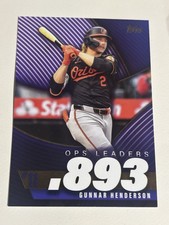 2025 Topps Series 2 - Ops Best Gunnar Henderson #OPS-11