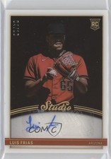 2022 Chronicles Studio Black Signatures Holo Gold 4/10 Luis Frias Auto 0c2