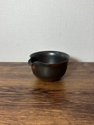 Hojo Tokoname ware Black Glaze Yurozashi Tea Pot Used Near