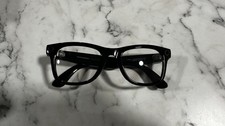 Image of Ray-Ban Meta Wayfarer Smart Glasses RW4008 Shiny Black, Clear Lens