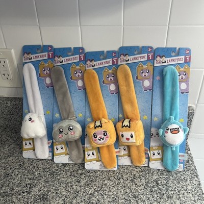 LankyBox Lot Of 4 Series 1 Slap Bracelet Collectible Plush Brand New