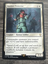 Bastion Protector 233 Rare Commander: FINAL FANTASY Magic: The Gathering NM