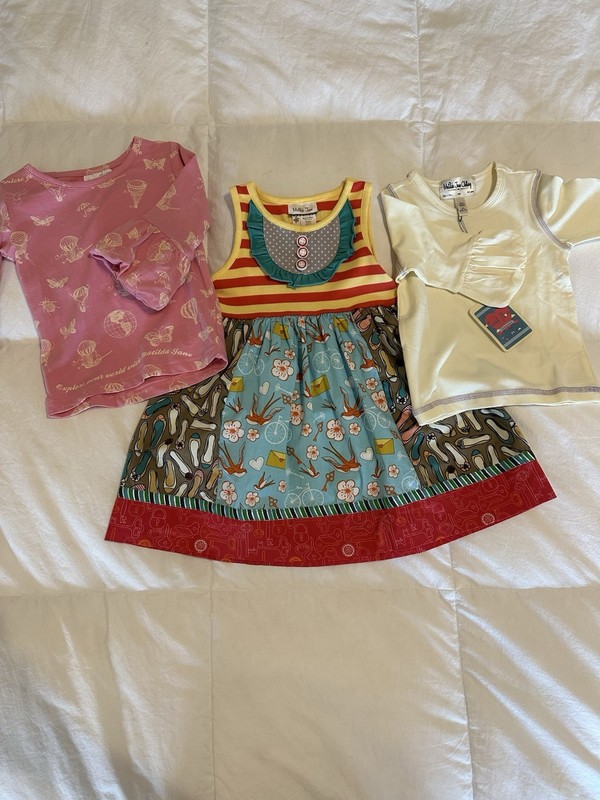 Matilda Jane 3pc Lot NWT & JELLY THE PUG  Dress & Leggings ~ Size 18M / 2T