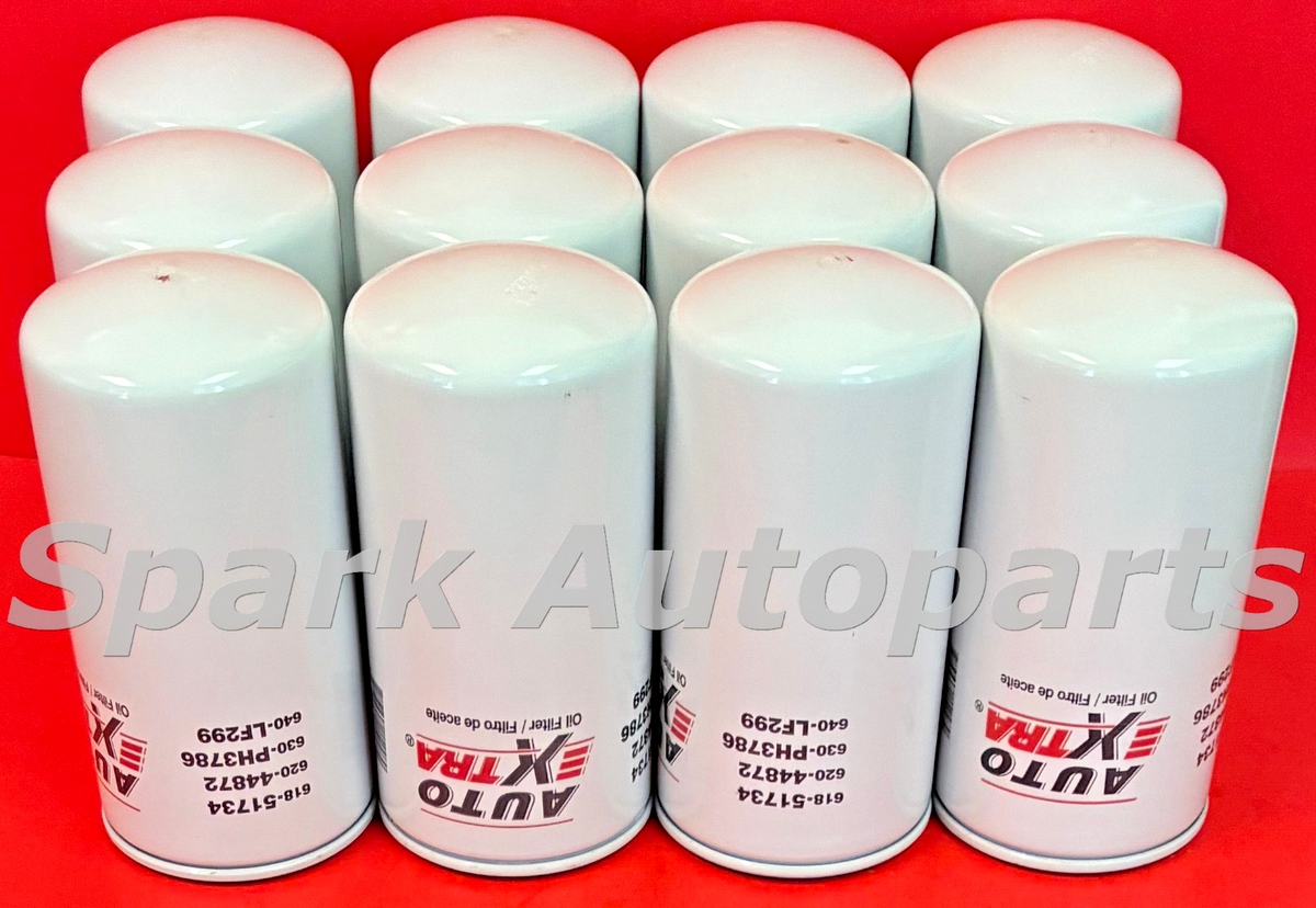 Case of 12 Engine Oil Filter AUTO EXTRA 618-51734 FOR FORD 7.3L