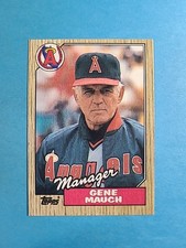 Gene Mauch 1987 Topps Baseball Card # 518 J8968