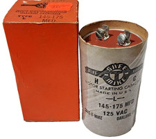 Safe-T-Mike TYPE-L, 145-175 MFD, Motor Starting Capacitor 125Vac-''Made in USA''