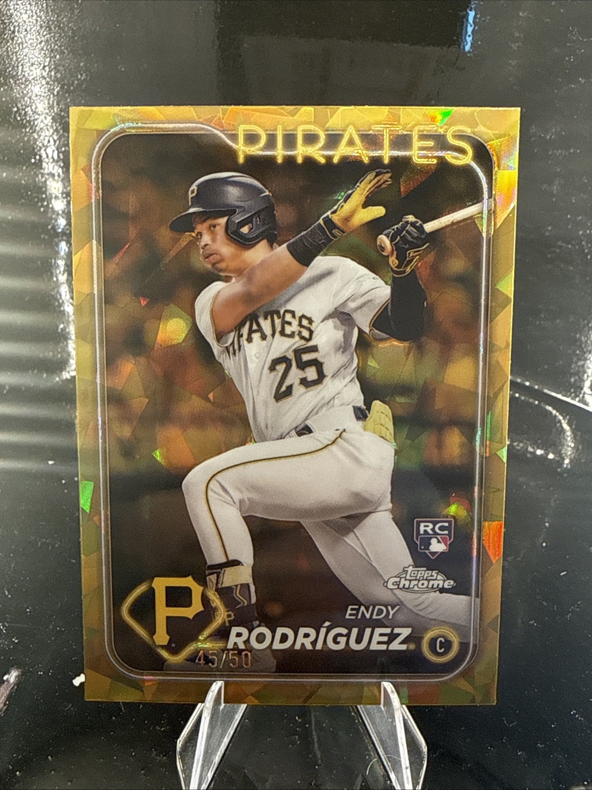 2024 Topps Chrome Sapphire Endy Rodriguez #3 Gold /50