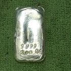 2 Ozs .9999 Fine Silver Hand Poured Bar