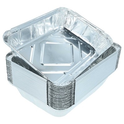 25x Grillschalen für Weber Traeger Grills - Aluschalen 22 x 15 x 4 cm